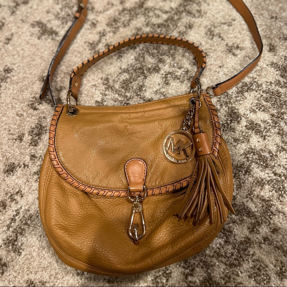 Tan Michael Kors crossbody